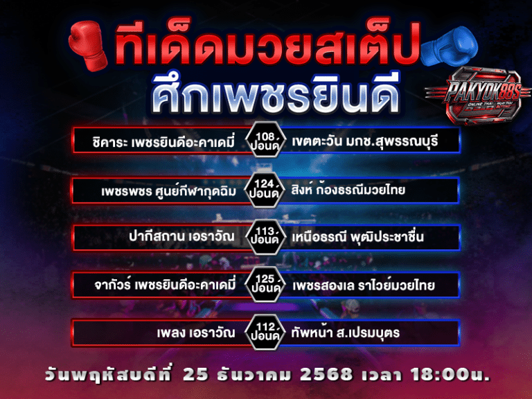 ทีเด็ดมวยสเต็ป