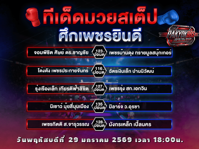 ทีเด็ดมวยสเต็ป